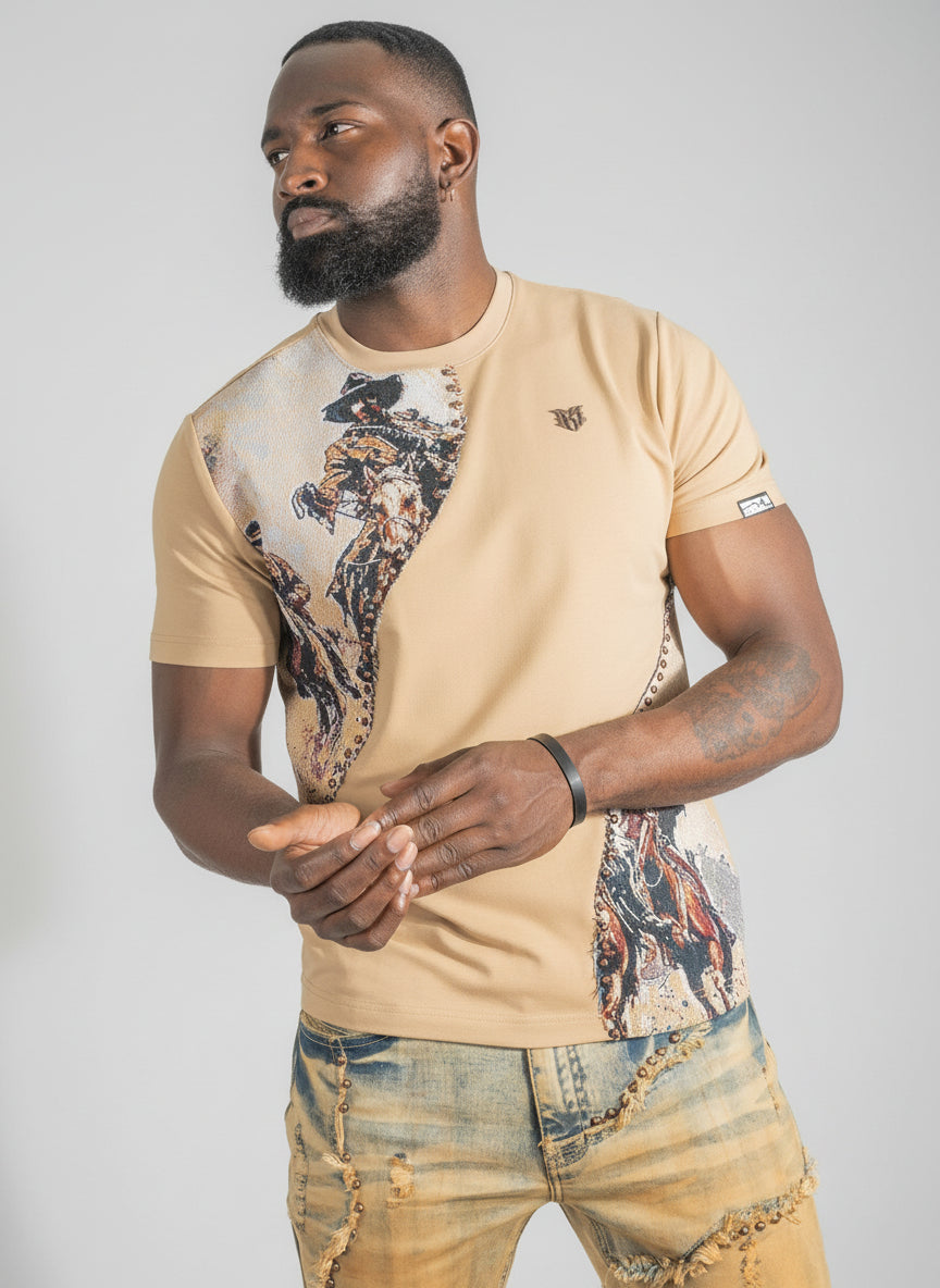 Makobi M374 FERDONI T in shirt - Khaki