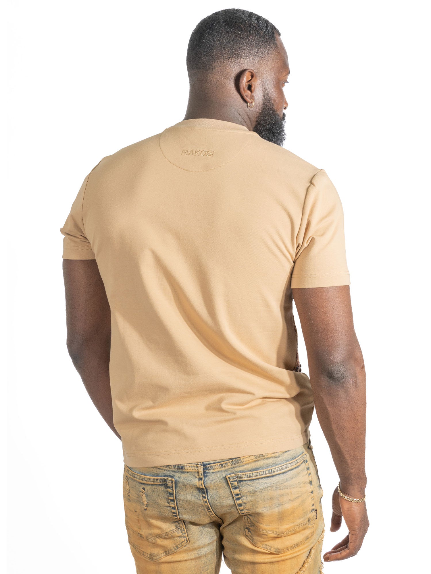 Makobi M374 FERDONI T in shirt - Khaki, view 5