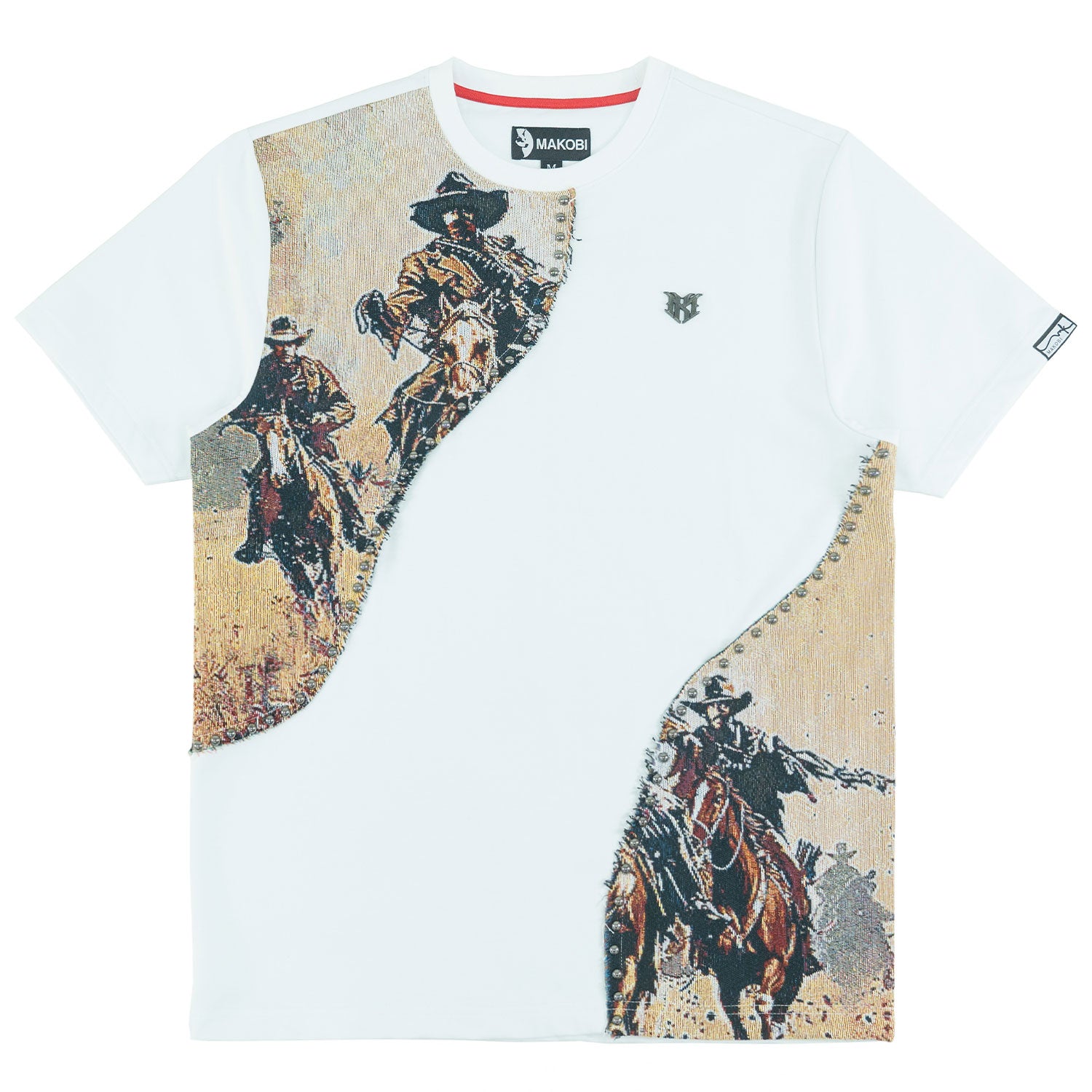 Makobi M374 FERDONI T in shirt - White, view 3