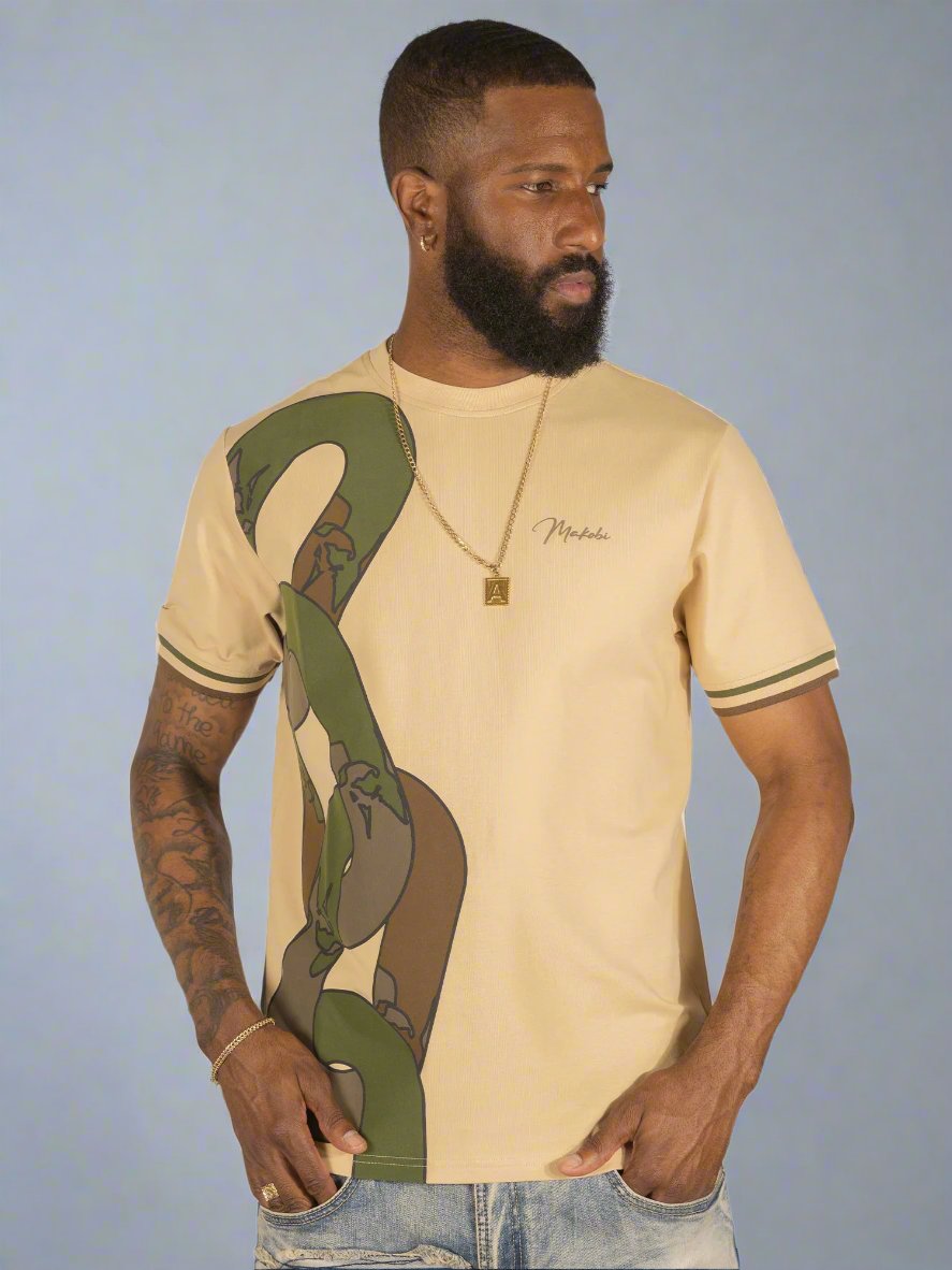 M376 Dober Chain Tee - Khaki