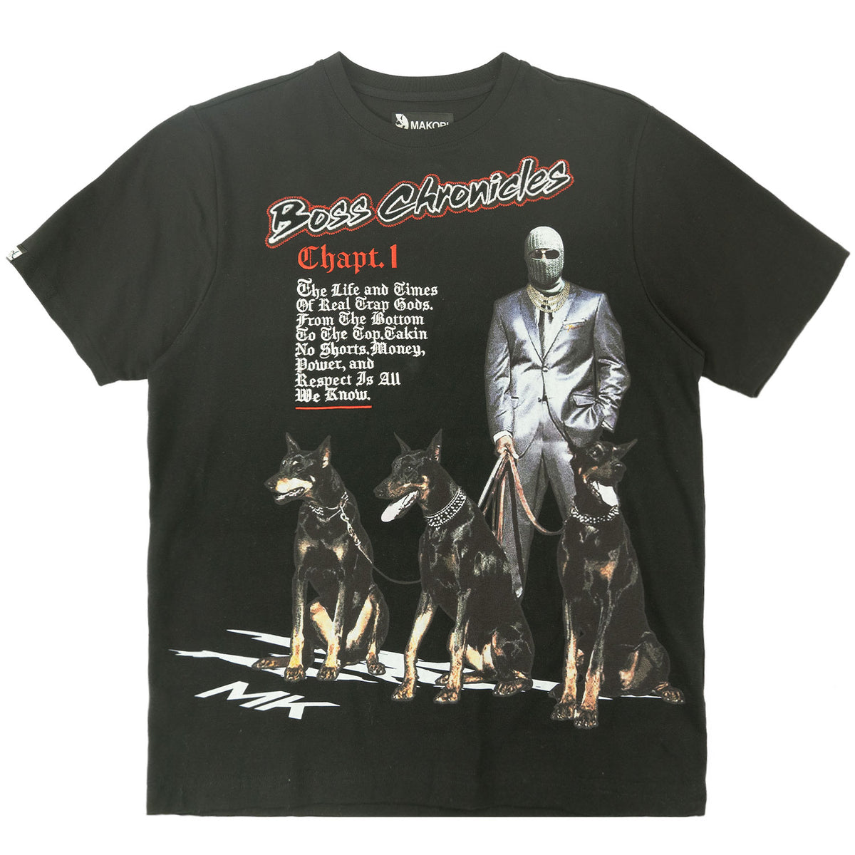 Makobi M378 Boss Chronicles Tee in Black