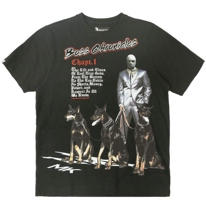 Makobi M378 Boss Chronicles Tee in Black