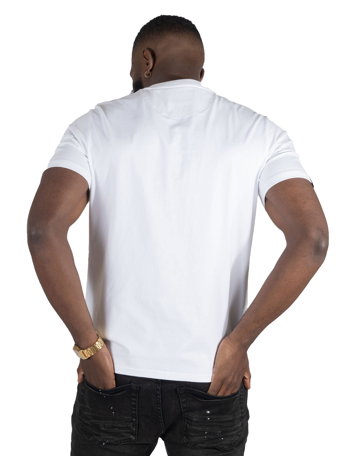 Makobi M378 Boss Chronicles Tee in White, view 3