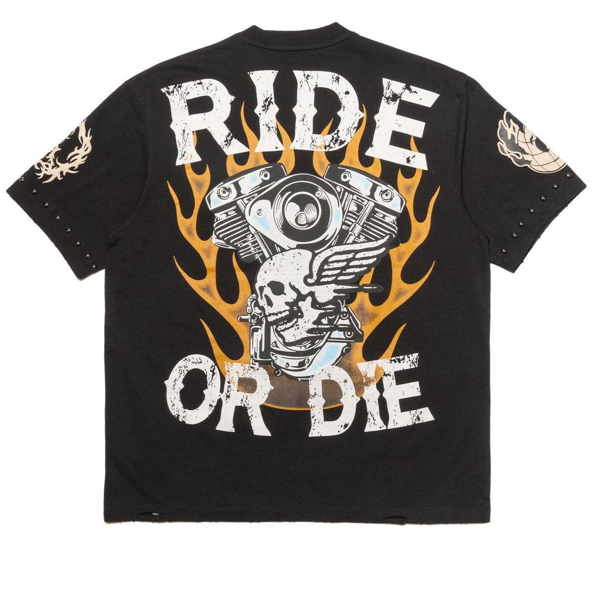 M382 Ride or Die Boxed T-shirt -  Black