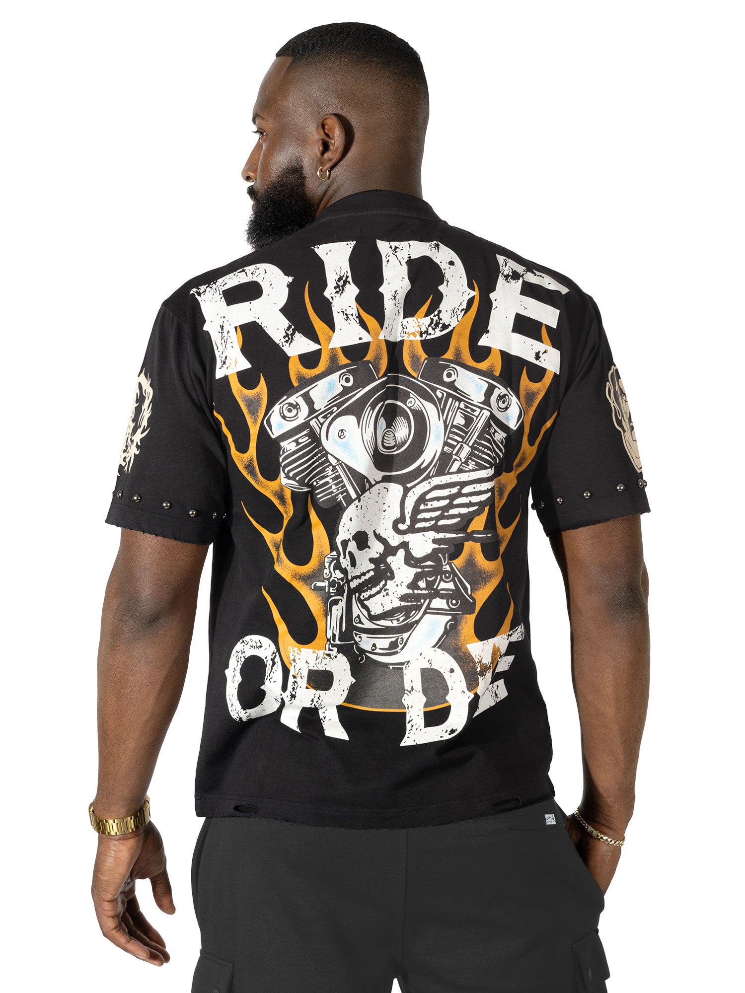 M382 Ride or Die Boxed T-shirt -  Black