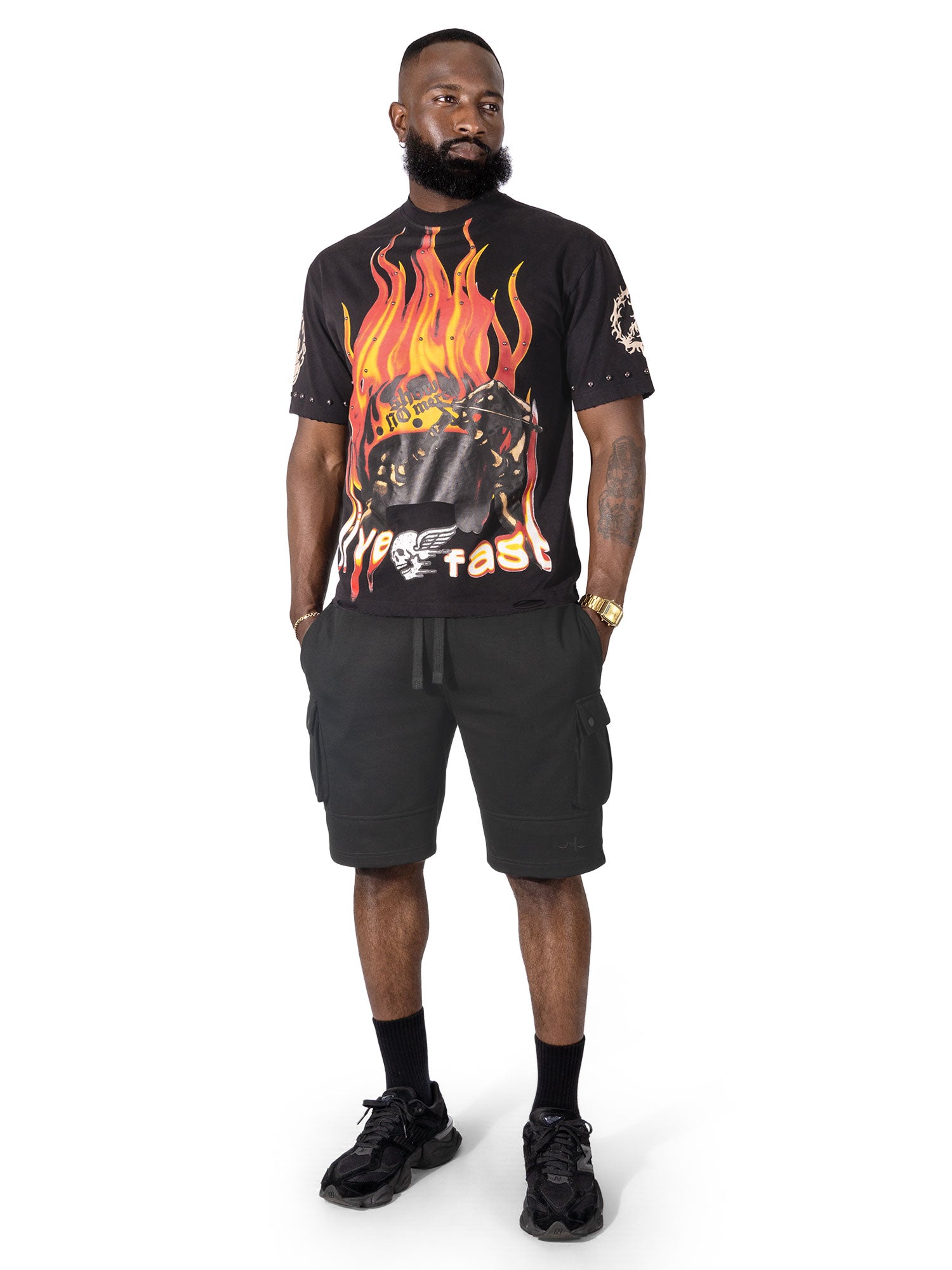 M382 Ride or Die Boxed T-shirt -  Black