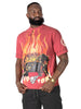 M382 Live Fast T-shirt - Burgundy