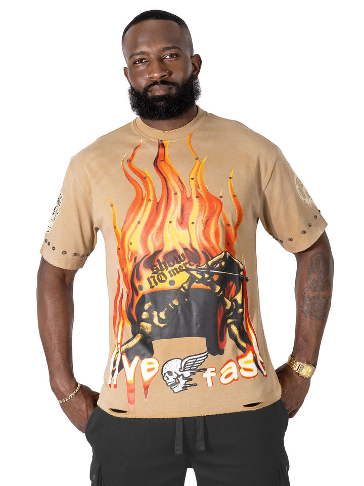 M382 Ride or Die Boxed T-shirt - Mocha