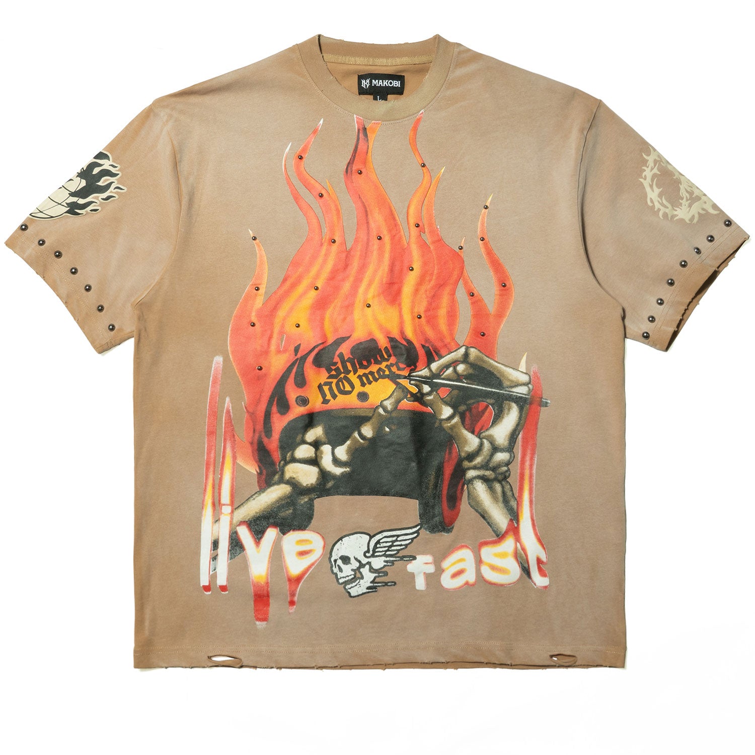 M382 Ride or Die Boxed T-shirt - Mocha