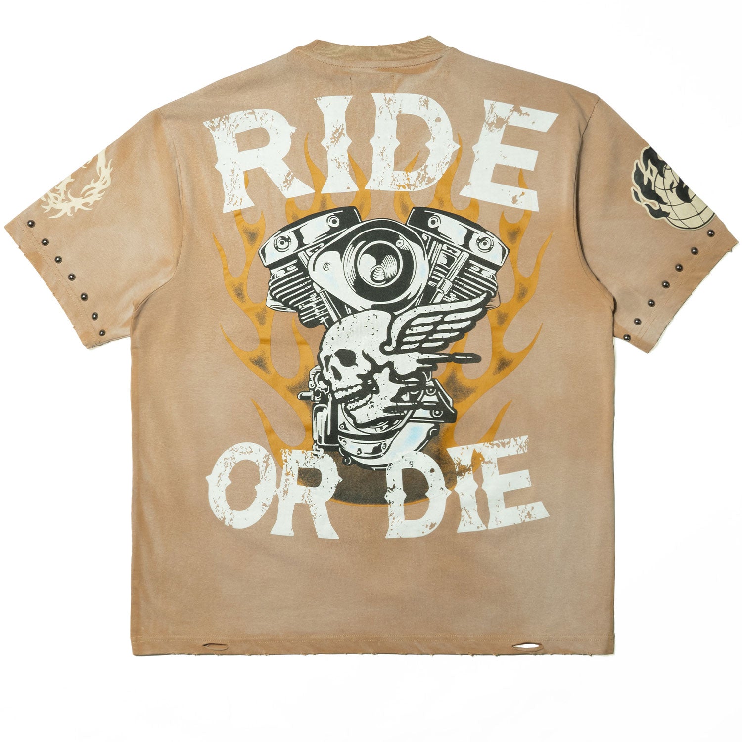 M382 Ride or Die Boxed T-shirt - Mocha