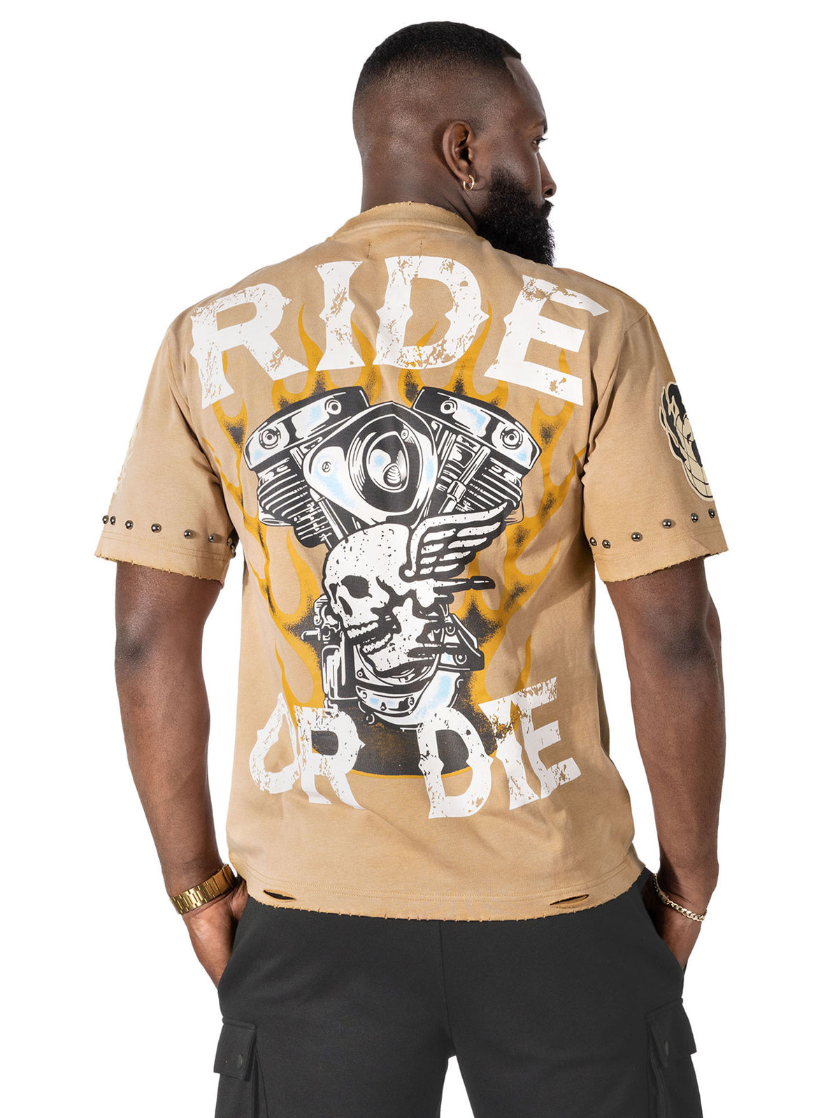 M382 Ride or Die Boxed T-shirt - Mocha