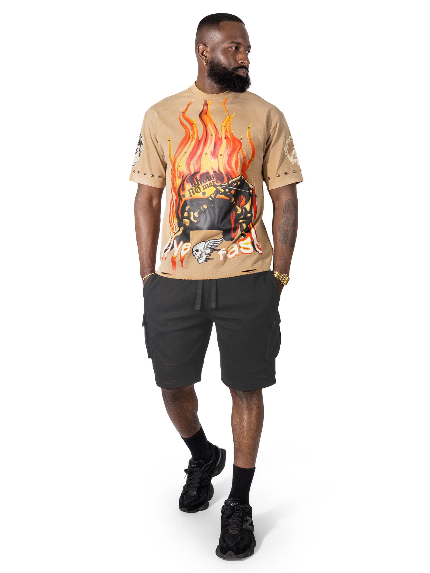 M382 Ride or Die Boxed T-shirt - Mocha