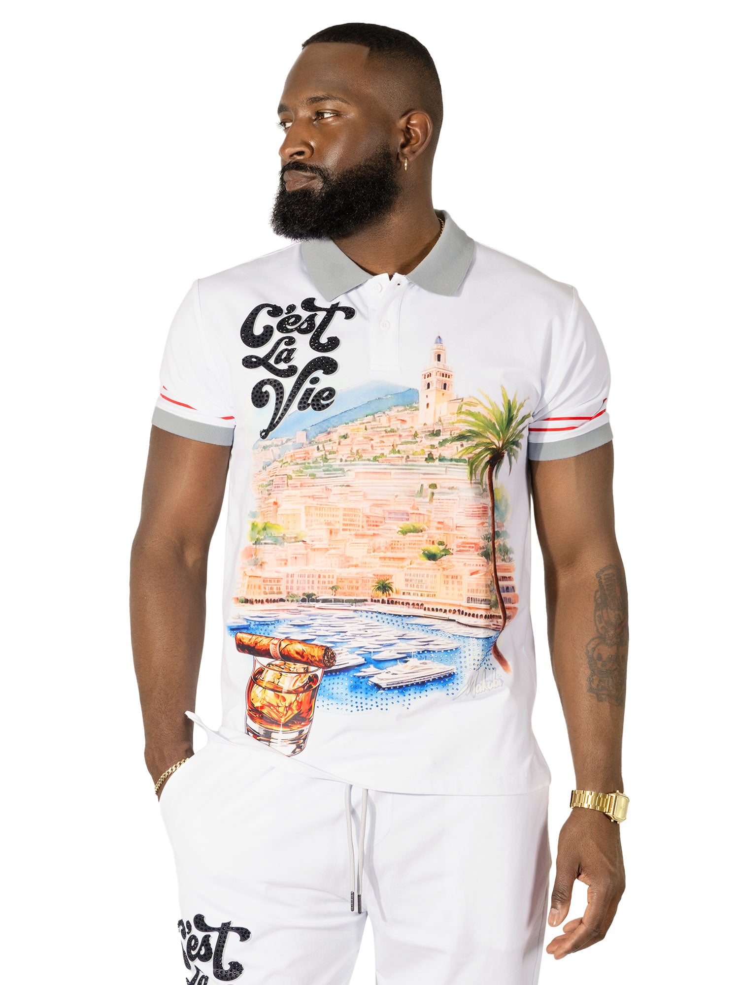 M390 C'est La Vie Set - White