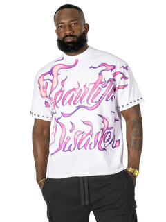 Cross Arrow Heart T-shirt - White