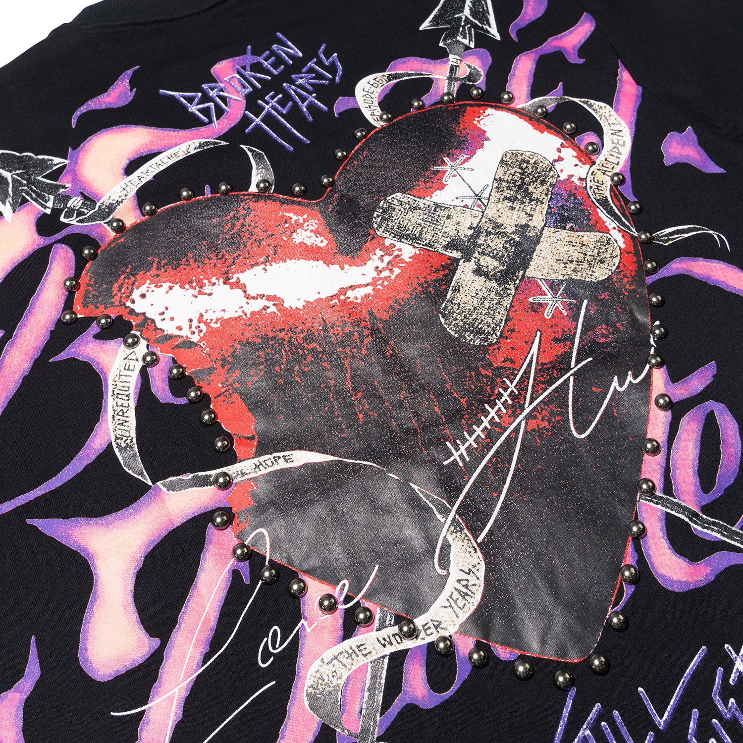 Jersey Shirt | M391 Beautiful Disaster Boxed Tee - Black