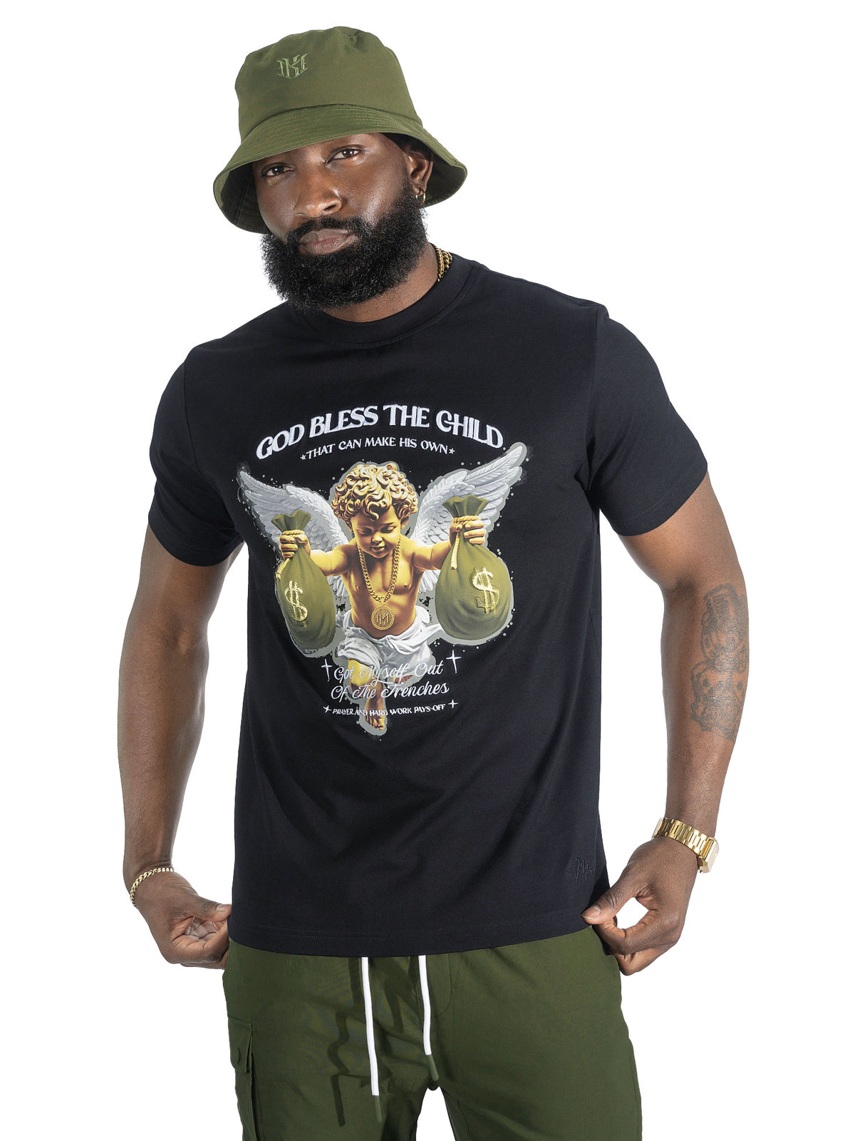 M393 Angelo Tee - Black