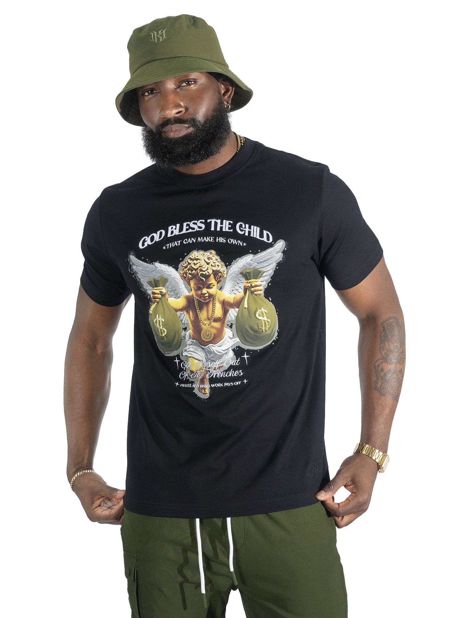 M393 Angelo Tee - Black