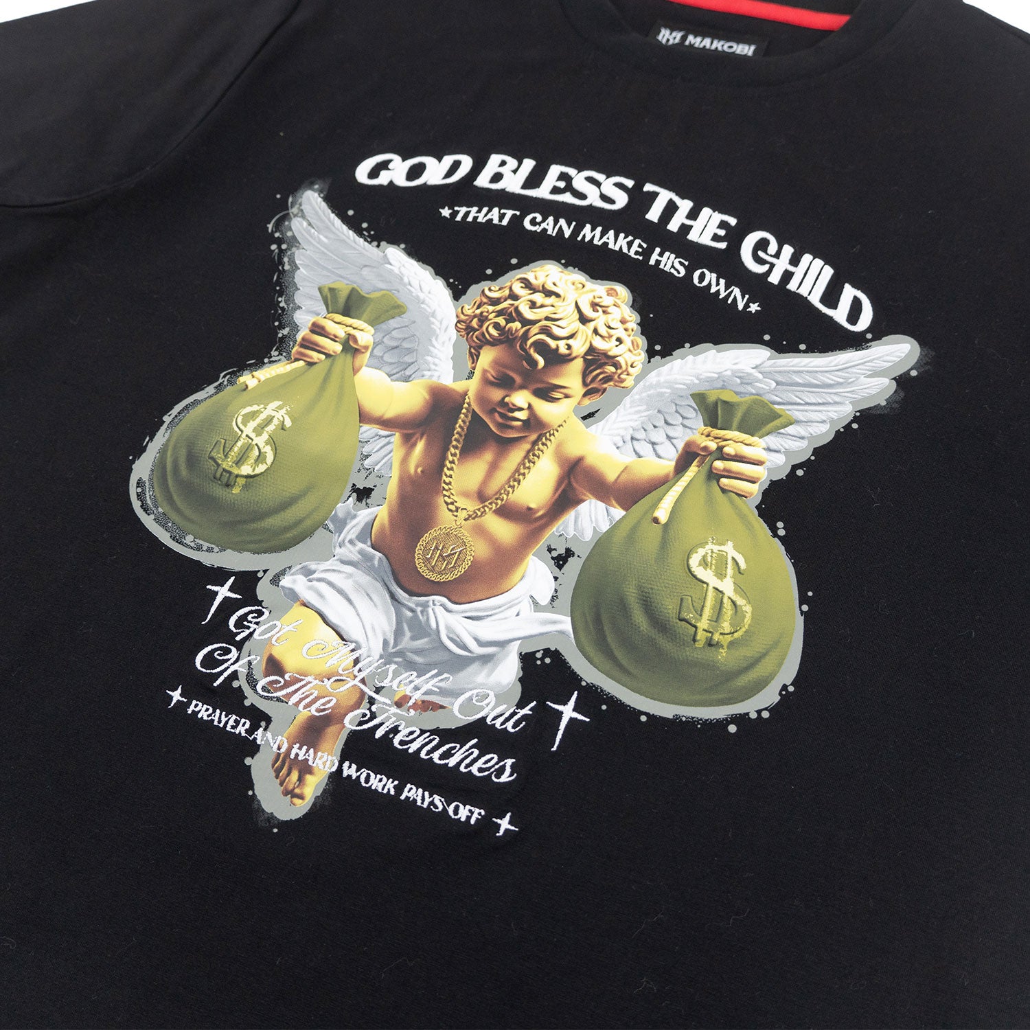 Jersey Shirt | M393 Angelo Tee - Black