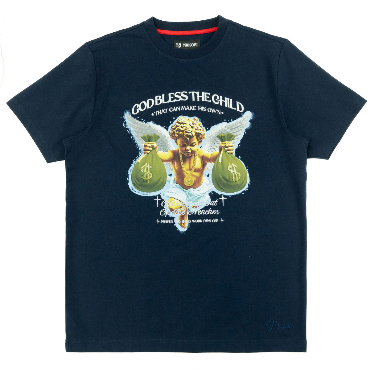 M393 Angelo Tee -  Navy
