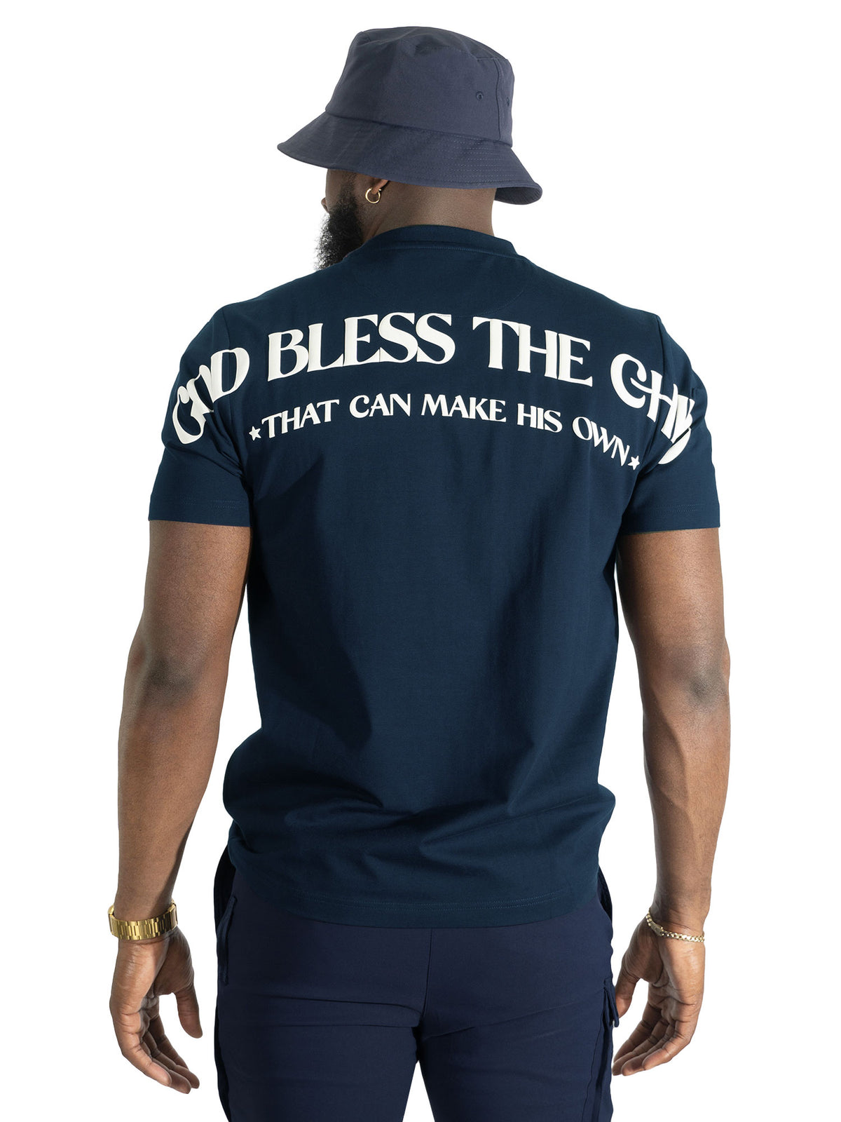 M393 Angelo Tee -  Navy
