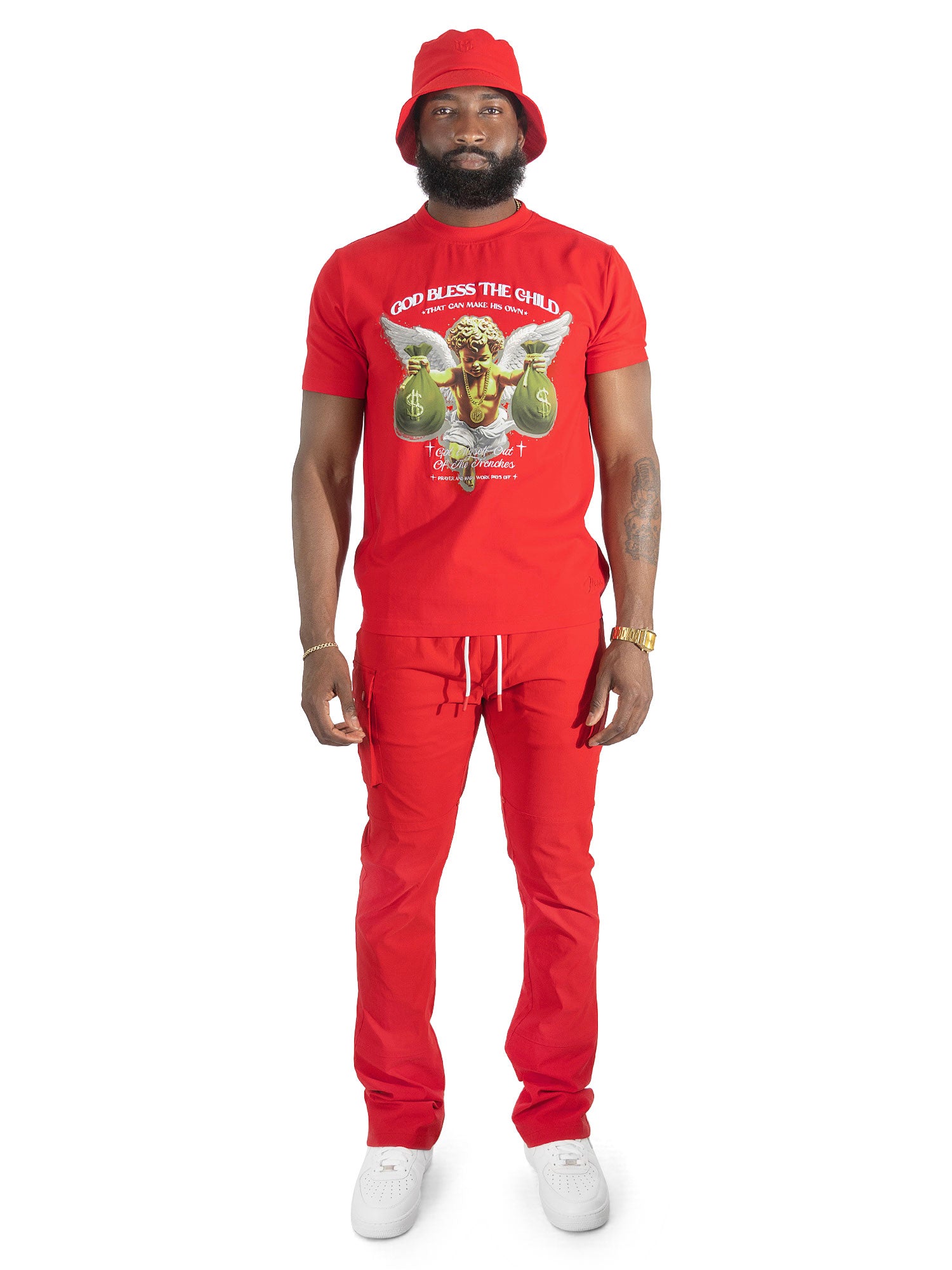 Jersey Shirt | M393 Angelo Tee - Red