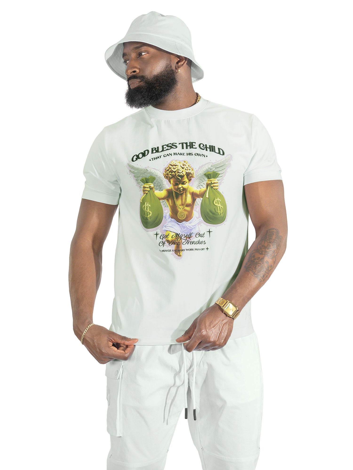 Jersey Shirt | M393 Angelo Tee - White