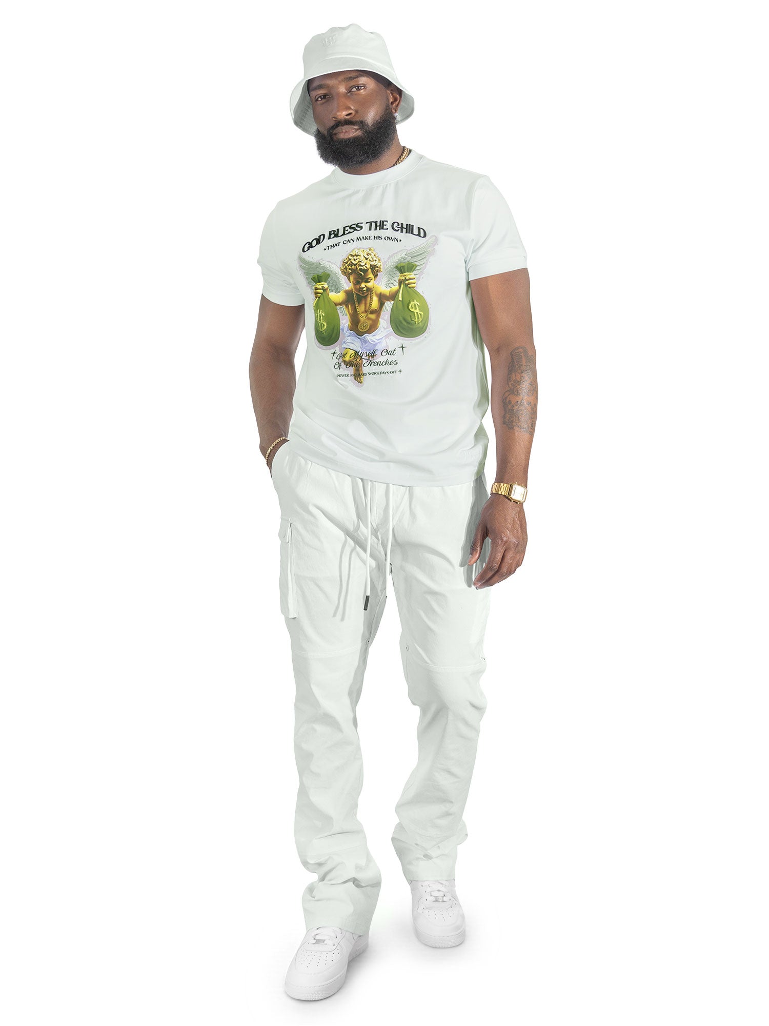 Jersey Shirt | M393 Angelo Tee - White