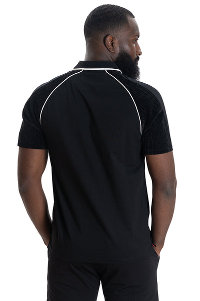 M394 Makobi Daniali Polo Shirt- Black