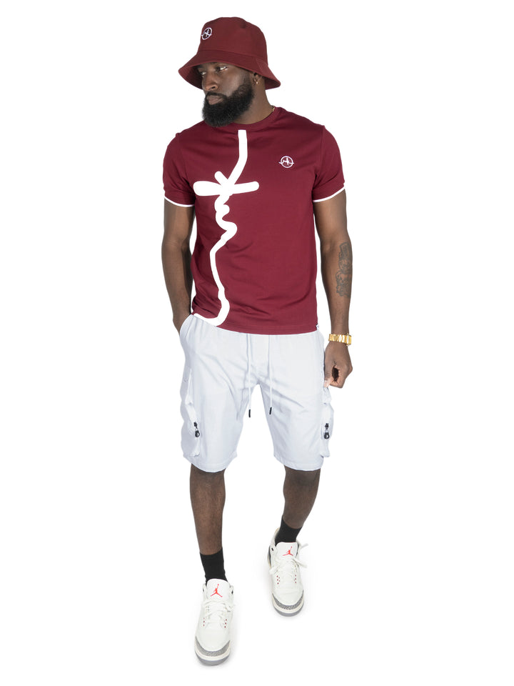 M395 Sorrento MK Tee - Burgundy