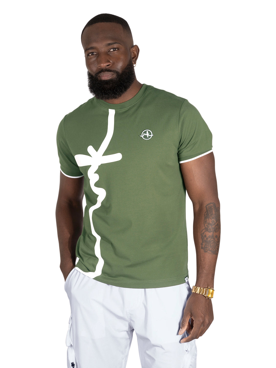 M395 Sorrento MK Tee - Dark Olive