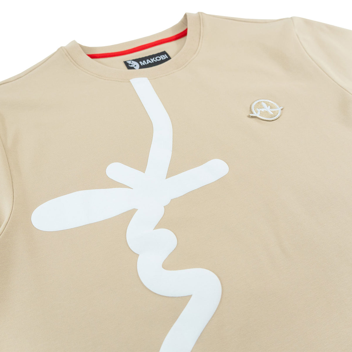 Makobi M395 Sorrento MK Tee in Khaki, view 6
