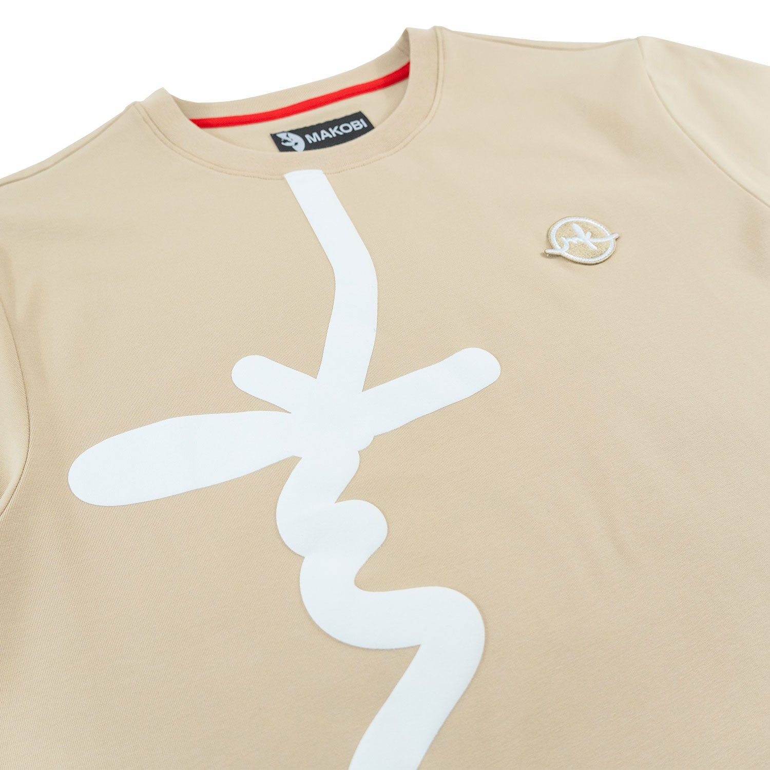 Makobi M395 Sorrento MK Tee in Khaki, view 6