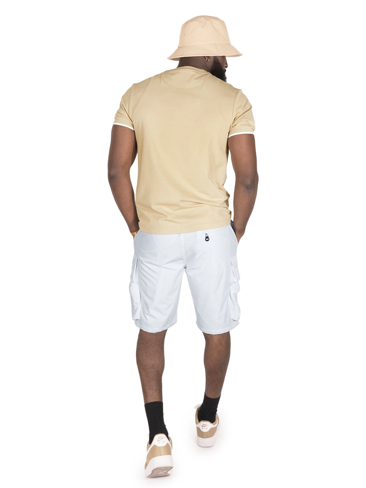 Makobi M395 Sorrento MK Tee in Khaki, view 4