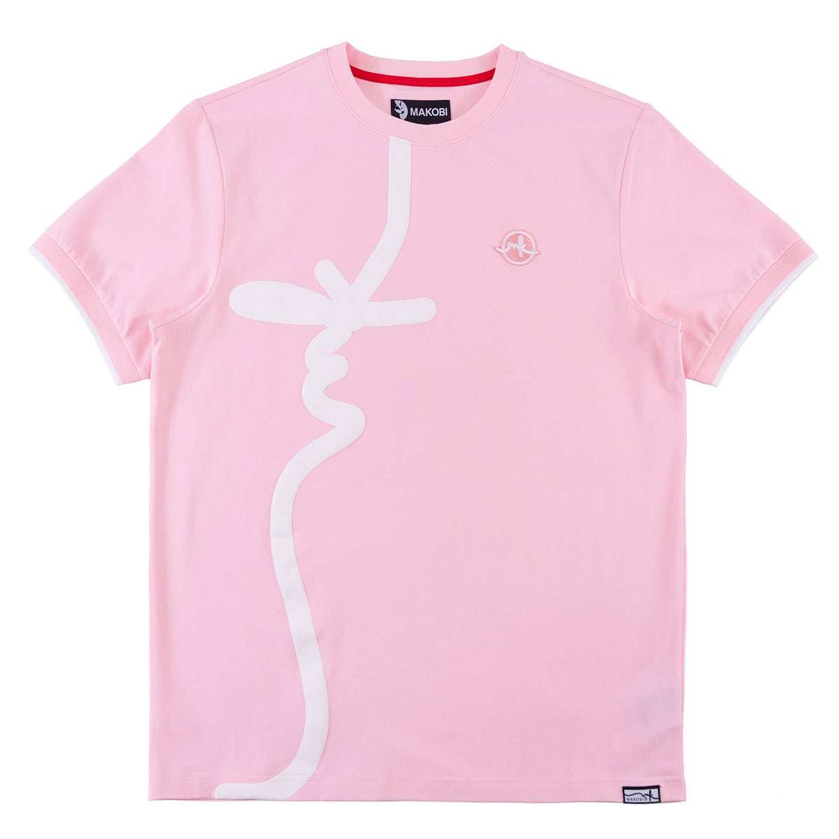 Makobi M395 Sorrento MK Tee in Pink, view 2