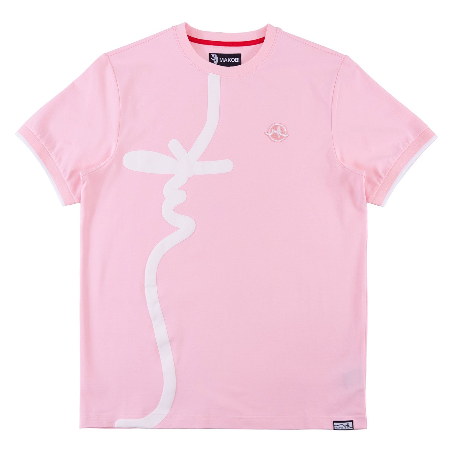 Makobi M395 Sorrento MK Tee in Pink, view 2