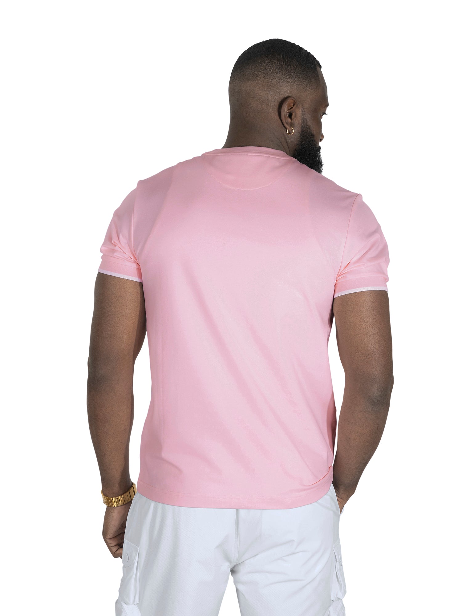 Makobi M395 Sorrento MK Tee in Pink, view 3