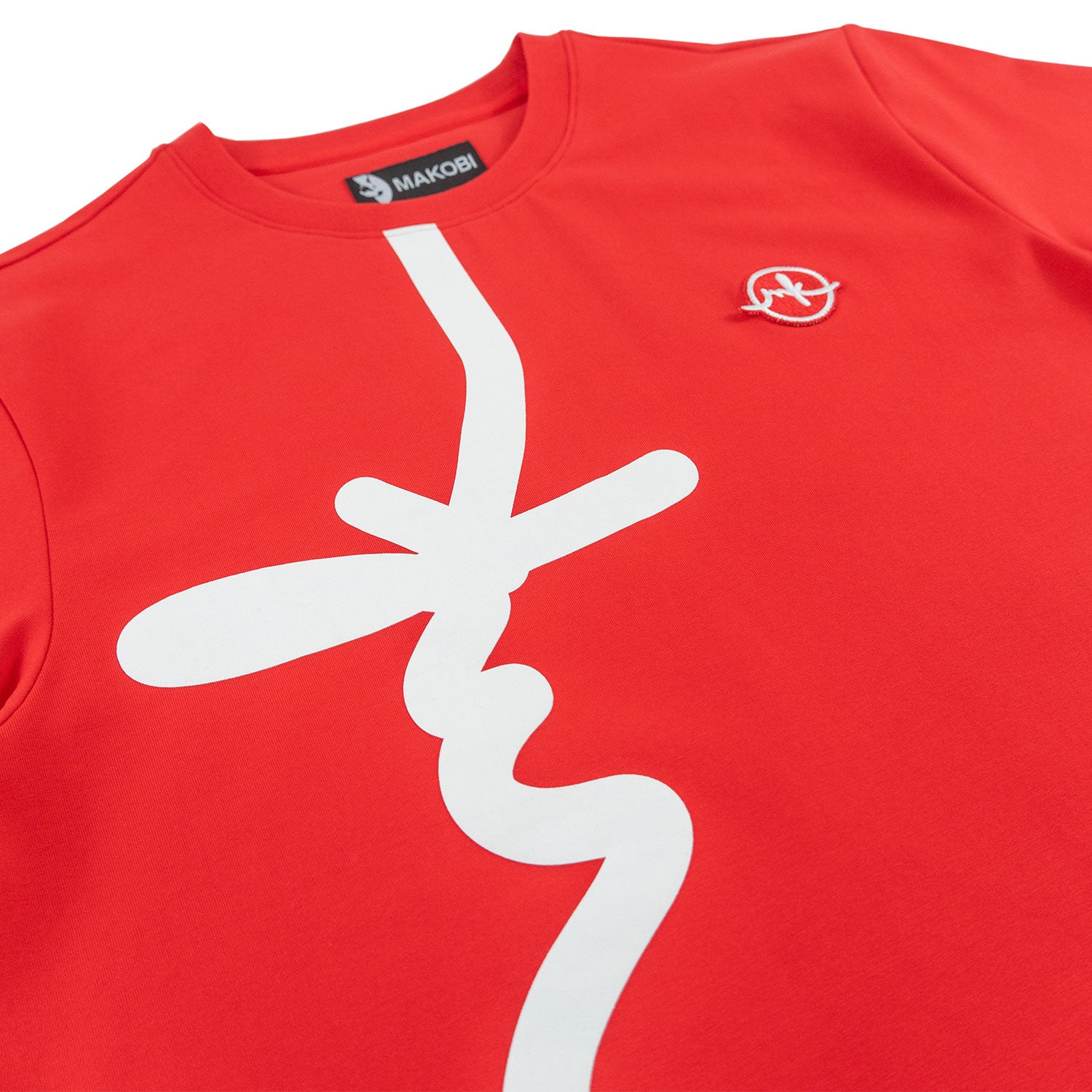 Makobi M395 Sorrento MK Tee in Red, view 8