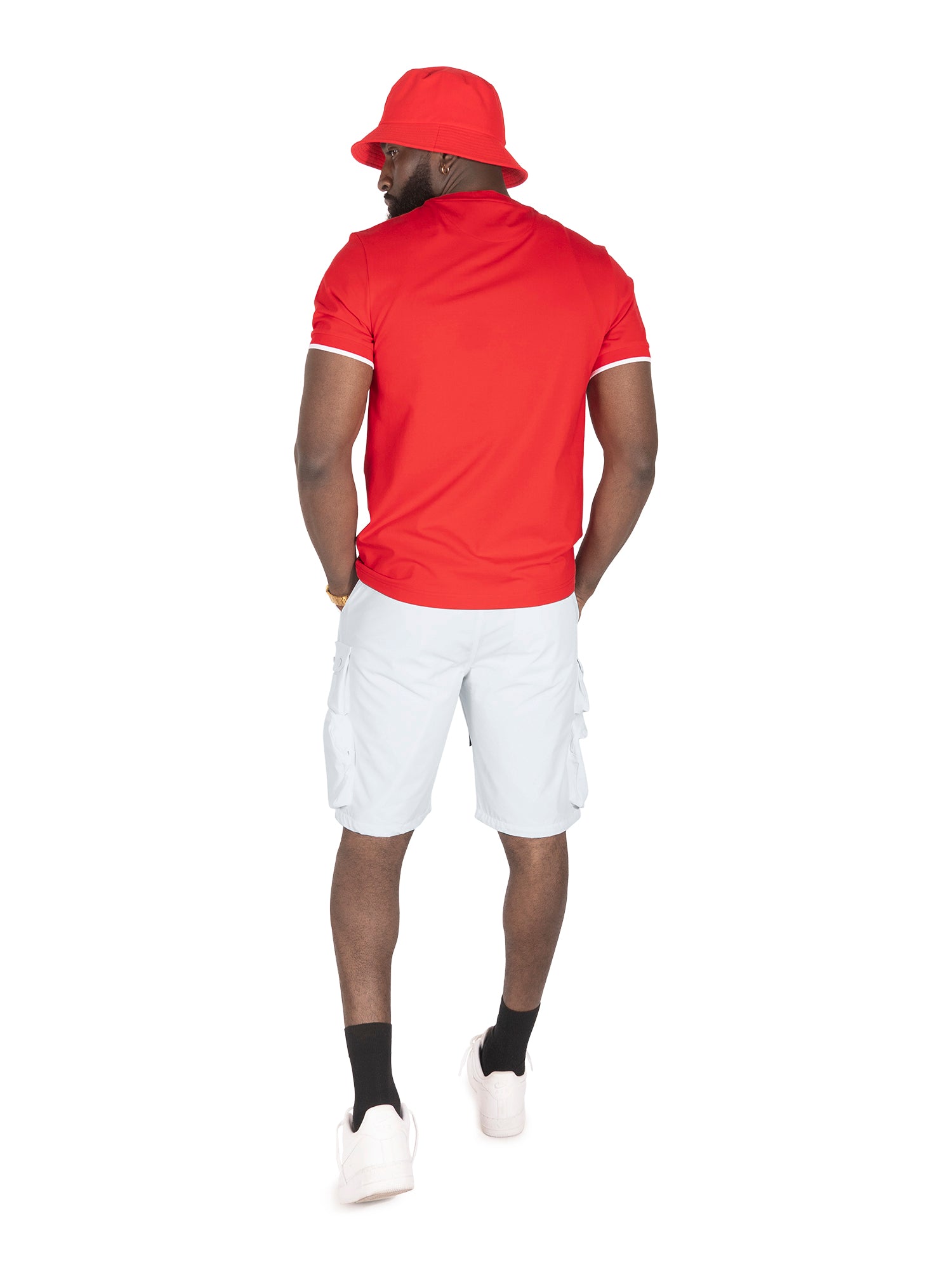 Makobi M395 Sorrento MK Tee in Red, view 4