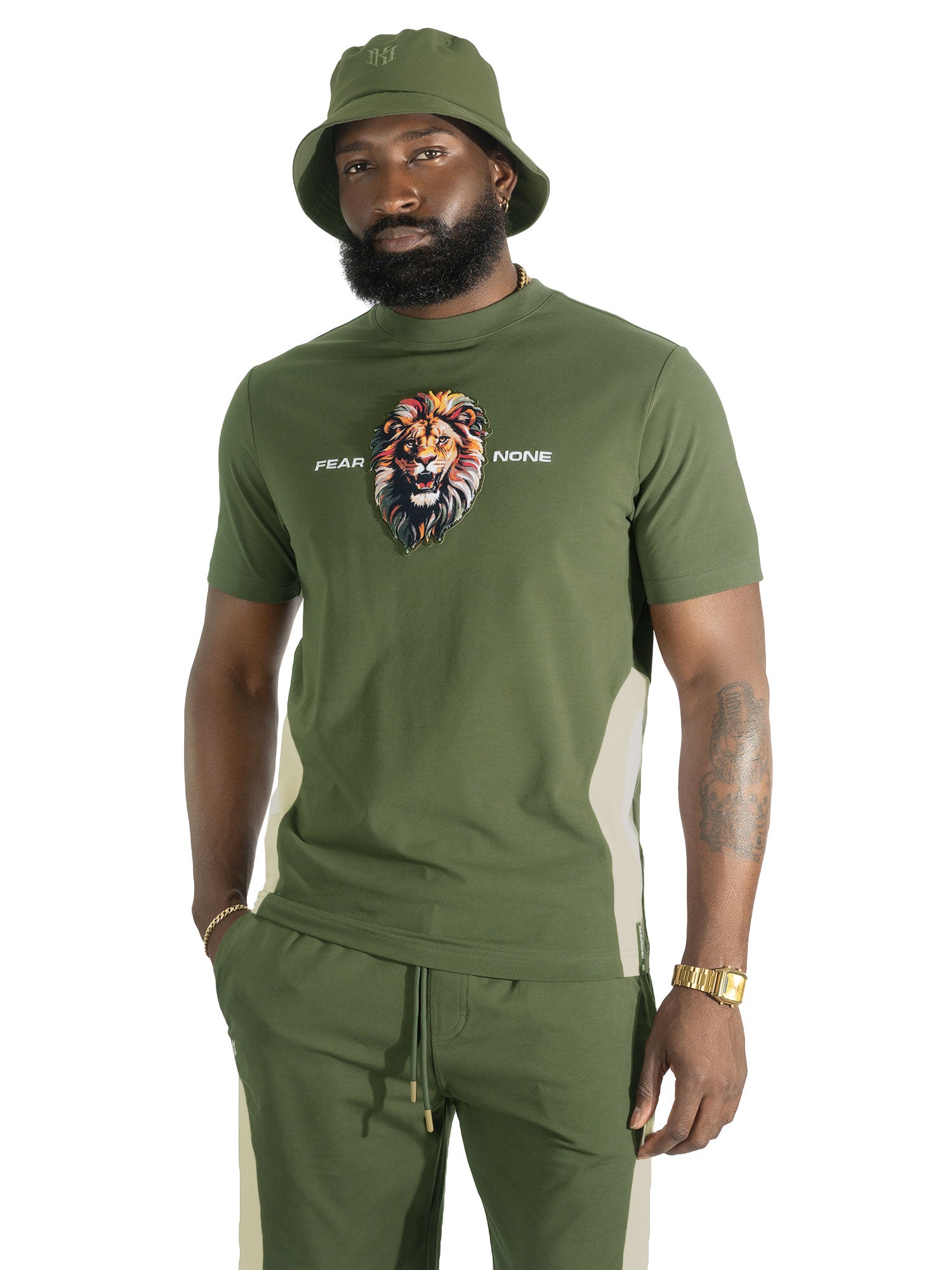 M398 Leone Short Set - Olive