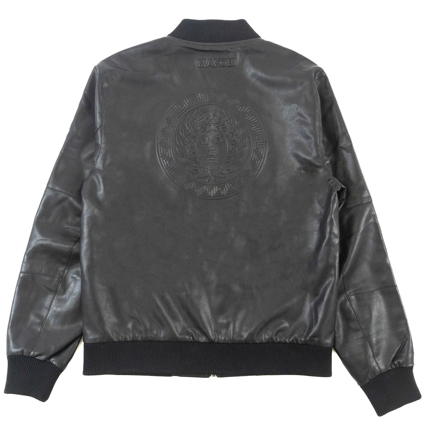 M4107 Romano Bomber Vegan Leather Jacket