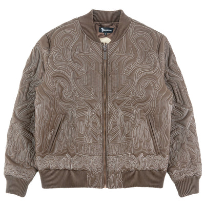 Jacket| M4108 Bianco Bomber Jacket - Brown