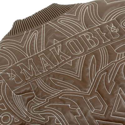 Jacket| M4108 Bianco Bomber Jacket - Brown