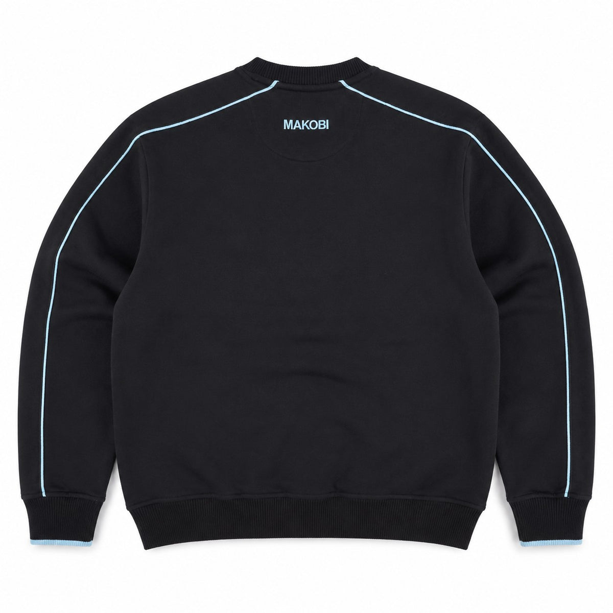 M4112 Mancini MK Crewneck - Black-Teal