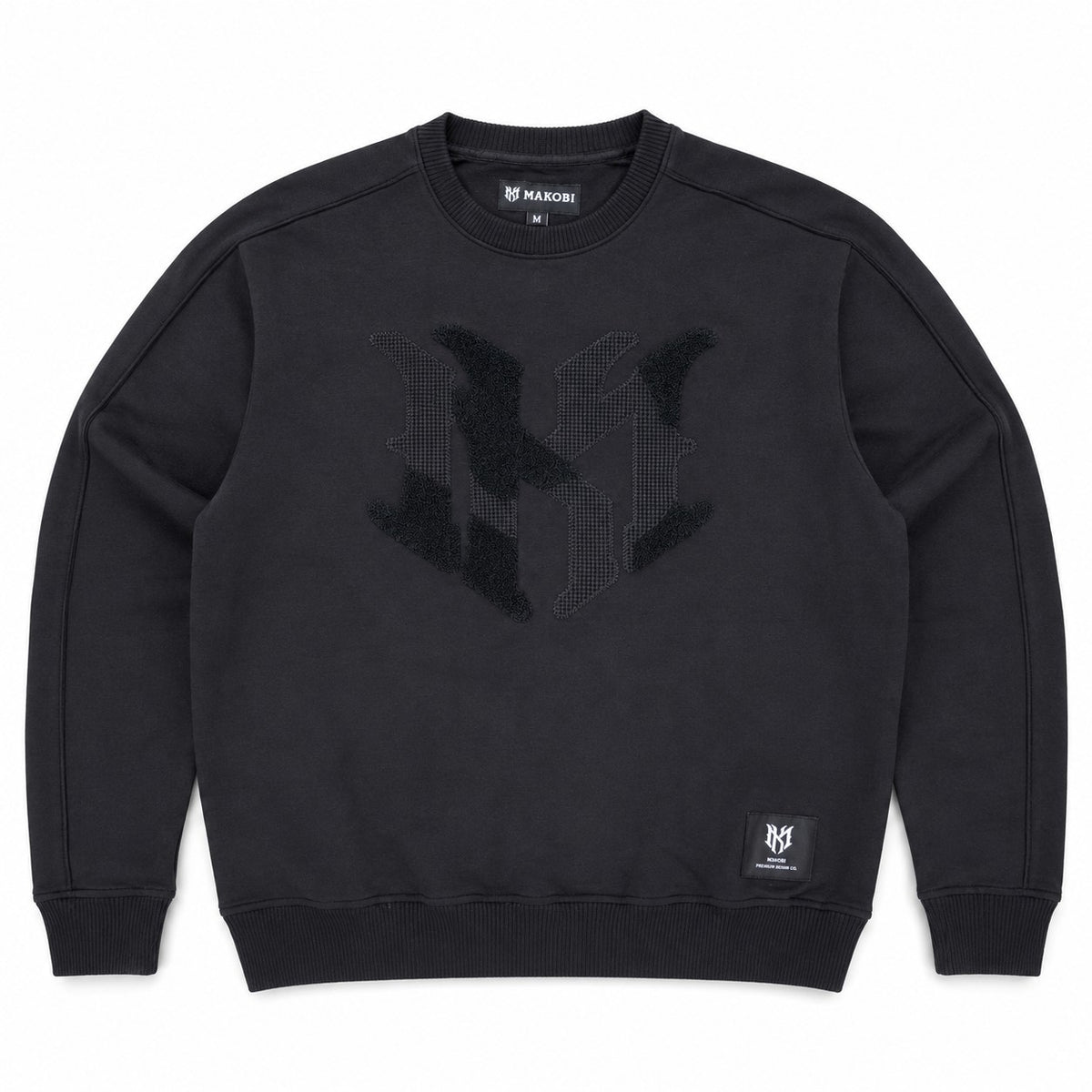 M4112 Mancini MK Crewneck - Black