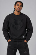 M4112 Mancini MK Crewneck - Black