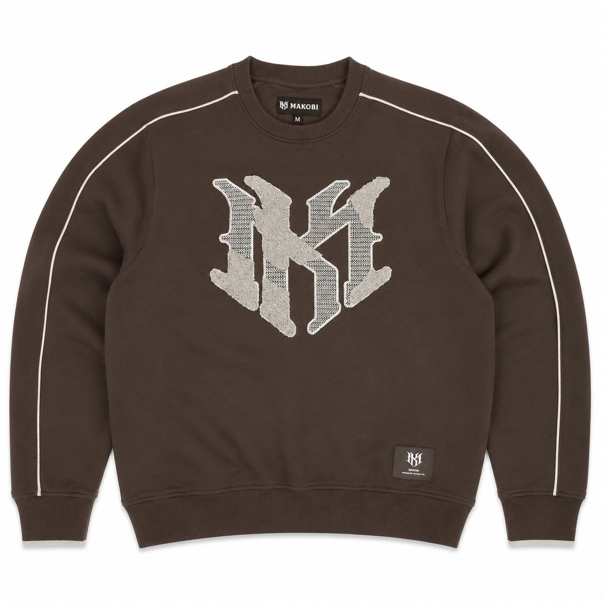 M4112 Mancini MK Crewneck - Brown