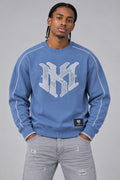 M4112 Mancini MK Crewneck - Midnight Blue