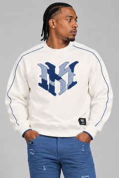 M4112 Mancini MK Crewneck - Natural