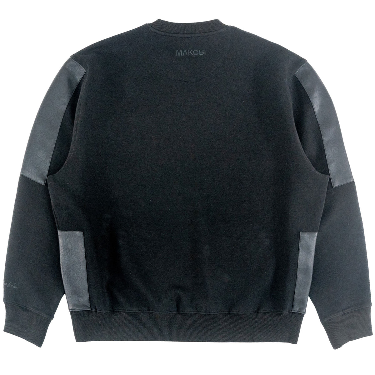 Makobi M4118 Bottega Crewneck in Black, view 6