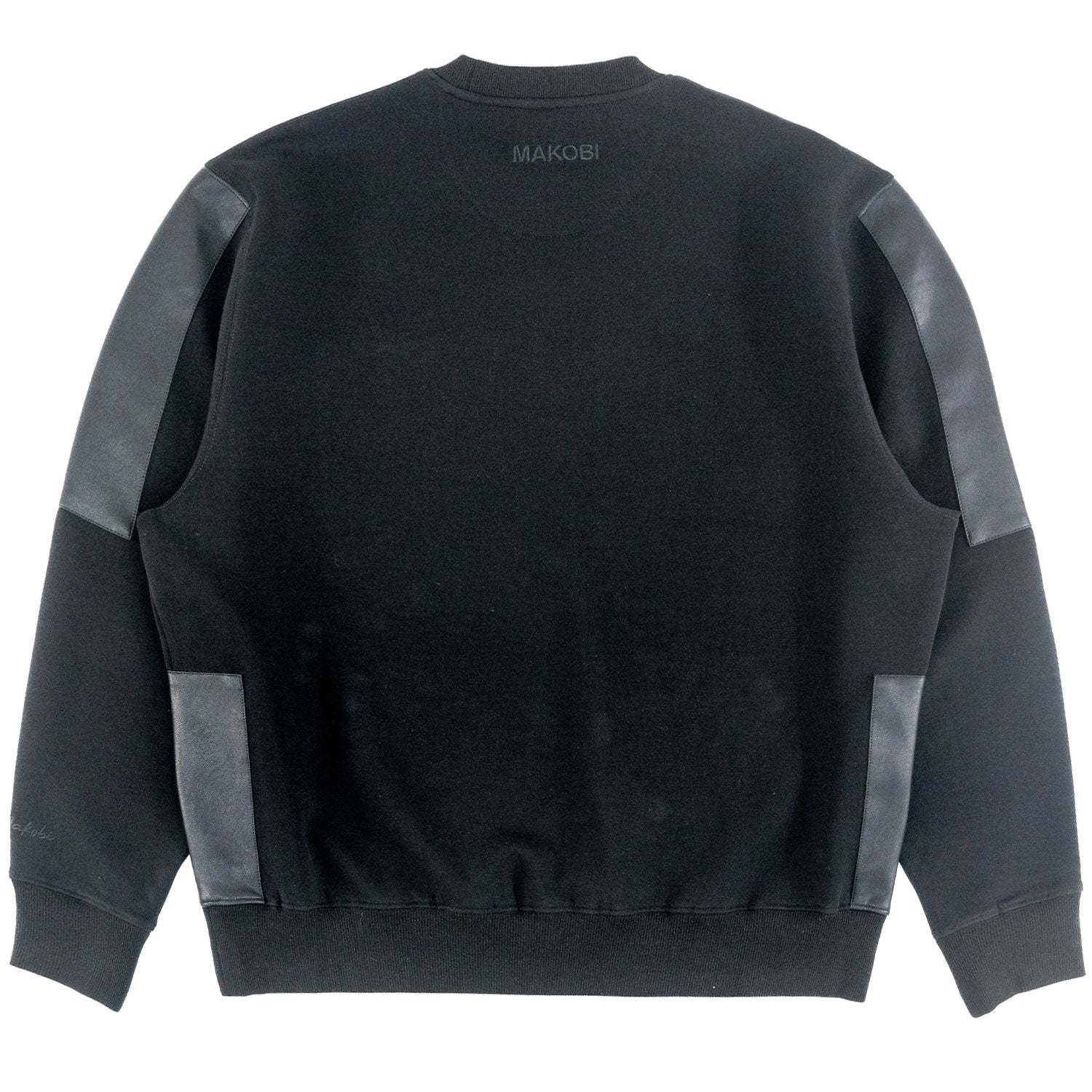 Makobi M4118 Bottega Crewneck in Black, view 6